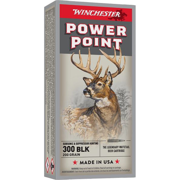 Winchester Super-X 300 AAC Blackout (7.62x35mm) Ammunition 200 Grain Jacketed Hollow Point Box of 20