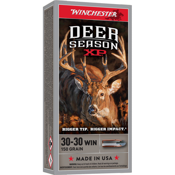 Winchester Deer Season 30-30 Winchester Ammunition 150 Grain Extreme Point Polymer Tip Box of 20