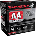 Winchester AA 12 Gauge Ammunition 2-3/4" #8 1 oz 1450 fps Steel Case of 250