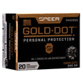 Speer Gold Dot 10mm Auto Ammunition 200 Grain Hollow Point Box of 20
