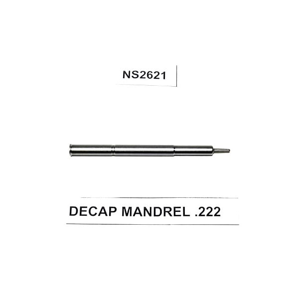 LEE SPARE DECAP MANDREL 0.222 **NS2621**