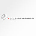 FORSTER CASE TRIMMER STOP COLLAR SCREW 8-32x5/16"
