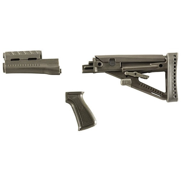 Archangel OPFOR Buttstock, Forend, Pistol Grip Set AK-47/AKM Olive Drab