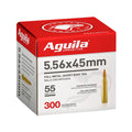 Aguila 5.56x45mm NATO Ammunition 55 Grain Full Metal Jacket Box of 300