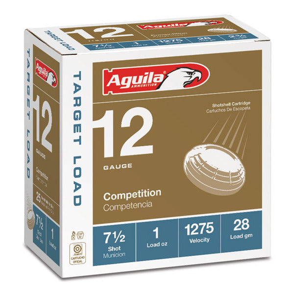 Aguila Competition 12 Gauge Ammunition 2-3/4" #7.5 1 oz 1275 fps Case of 250
