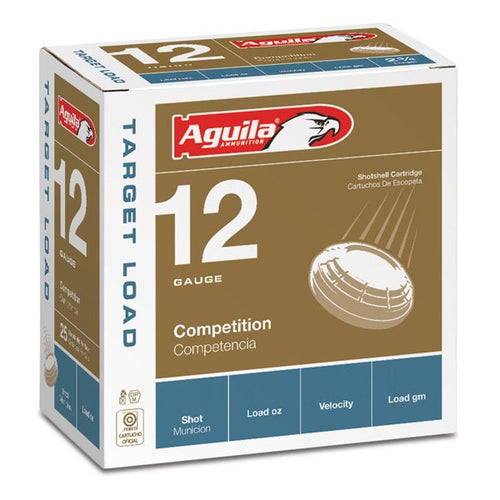 Aguila Competition 12 Gauge Ammunition 2-3/4" #8 1-1/8 oz 1250 fps Case of 250