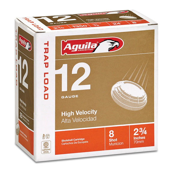Aguila Competition 12 Gauge Ammunition 2-3/4" #8 24 gram 1350 fps Case of 250