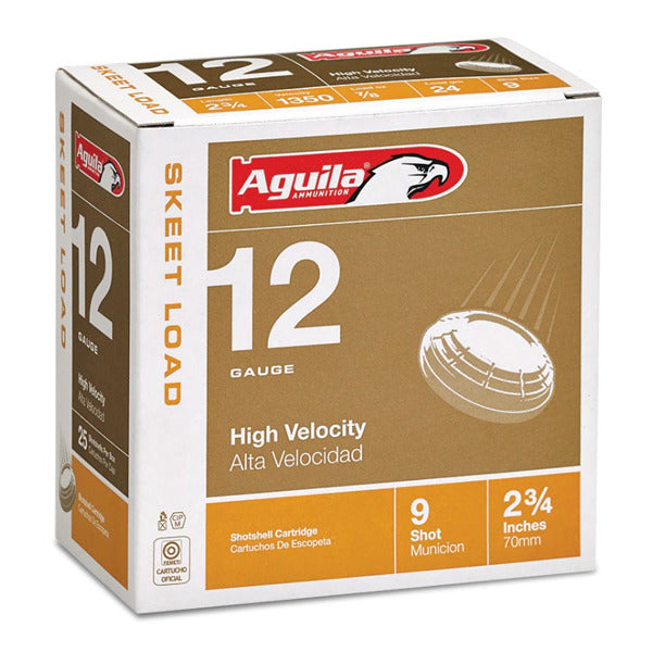 Aguila Competition 12 Gauge Ammunition 2-3/4" #9 24 gram 1350 fps Case of 250
