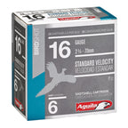 Aguila Standard Velocity 16 Gauge Ammunition 2-3/4" #6 1 oz 1200 fps Box of 25