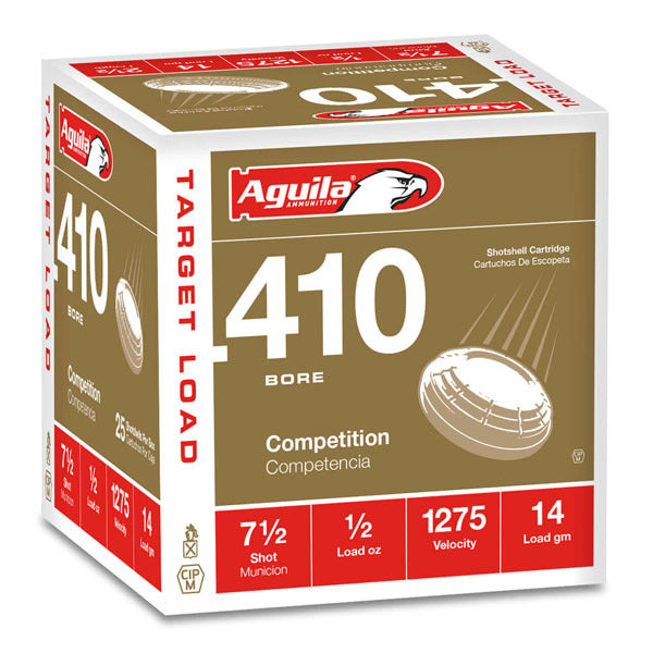 Aguila Competition 410 Bore Ammunition 2-1/2" #7.5 1/2 oz 1275 fps Case of 500