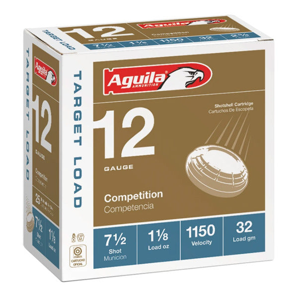 Aguila Competition 12 Gauge Ammunition 2-3/4" #7.5 1-1/8 oz 1150 fps Case of 250