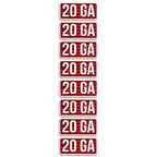 MTM AMMO LABELS 20ga 8/pkg