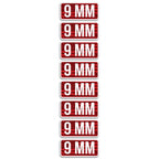 MTM AMMO LABELS 9MM 8/pkg