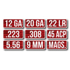 MTM AMMO LABELS 9MM 8/pkg