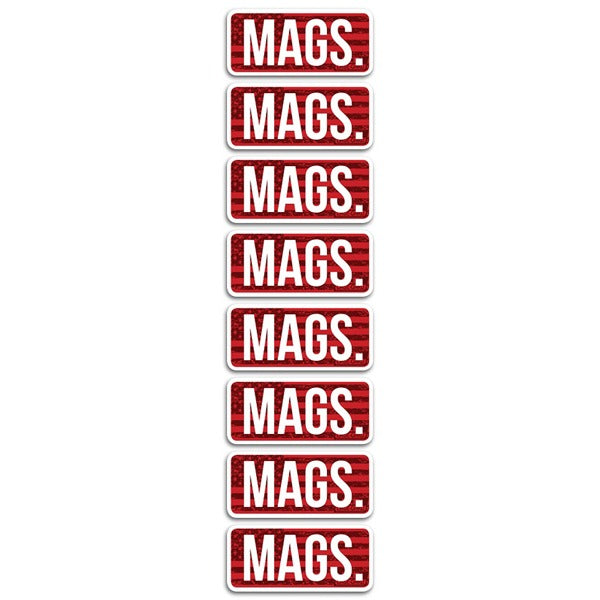 MTM AMMO LABELS MAGS 8/pkg
