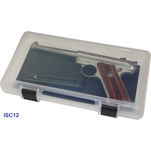 MTM IN-SAFE HANDGUN CLEAR STORAGE CASE 12" 3-pk 4cs