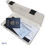 MTM IN-SAFE HANDGUN CLEAR STORAGE CASE 12" 3-pk 4cs