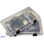 MTM IN-SAFE HANDGUN CLEAR STORAGE CASE 12" 3-pk 4cs