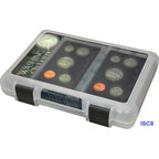 MTM IN-SAFE HANDGUN CLEAR STORAGE CASE 9" 3-pk 4cs