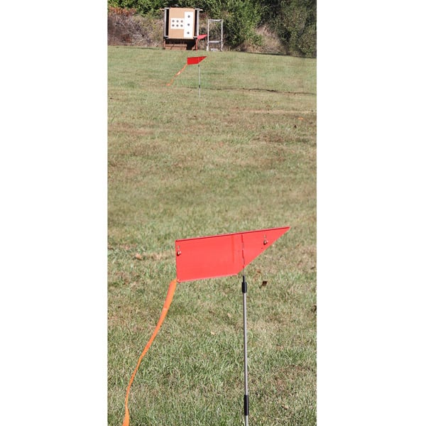MTM WIND READER SHOOTING RANGE FLAG (RED) 6/CS