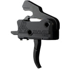 Rise Armament Rave 140 Single Stage Trigger with Anti Walk Pins with Flat Shoe Black