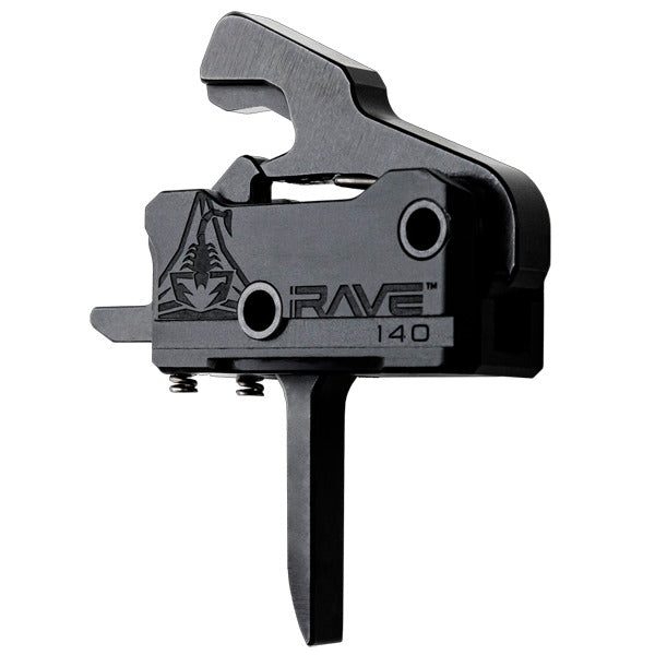 Rise Armament Rave 140 Single Stage Trigger with Anti Walk Pins Black