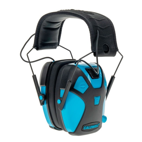 CALDWELL YOUTH ELECTRONIC EARMUFF NEON BLUE