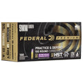 Federal Premium Practice & Defense 9mm Luger Ammunition 124 Grain TSJ & JHP Combo Box of 100