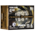 Federal Premium Personal Defense Punch 40 S&W Ammunition 165 Grain Jacketed Hollow Point Box of 20