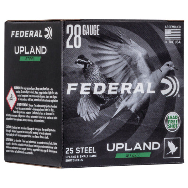 Federal Premium Upland Steel 28 Gauge Ammunition 2-3/4" #7.5 5/8 oz 1350 fps Steel Box of 25