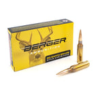 Berger Match Grade 6.5 Creedmoor Ammunition 156 Grain Elite Hunter Jacketed Hollow Point Box of 20