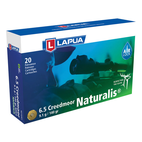 Lapua 6.5 Creedmoor Ammunition 140 Grain Solid Box of 20