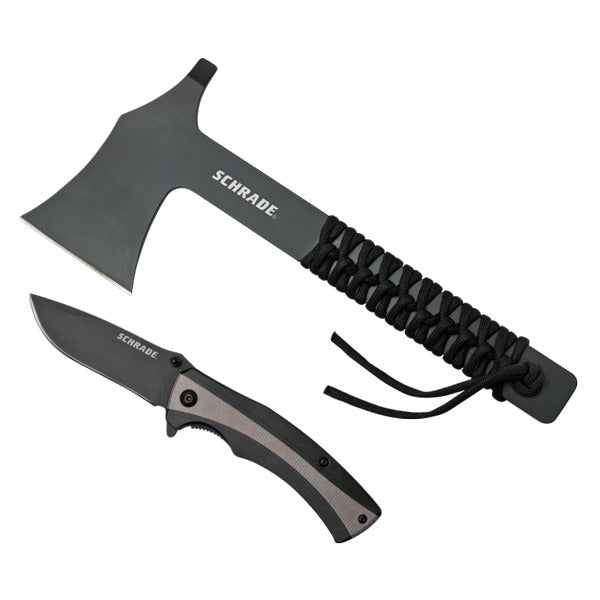 Schrade Knife and Axe Set