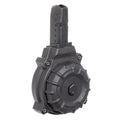ProMag Drum Magazine with Glock Magwell AR-15 9mm Luger 50-Round Polymer Black