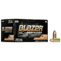 CCI Blazer Aluminum 9mm Luger Ammunition 115 Grain Full Metal Jacket Box of 100