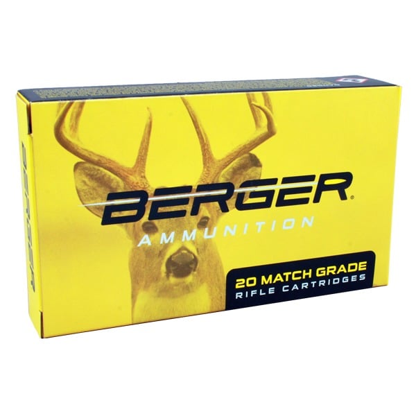 Berger Match Grade 6.5 Creedmoor Ammunition 135 Grain Classic Hunter Jacketed Hollow Point Box of 20