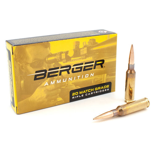 Berger Match Grade 6.5 Creedmoor Ammunition 140 Grain Hybrid Target Jacketed Hollow Point Box of 20