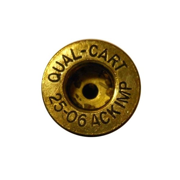 Quality Cartridge Basic 25-06 Remington Ackley Improved Brass Bag of 20
