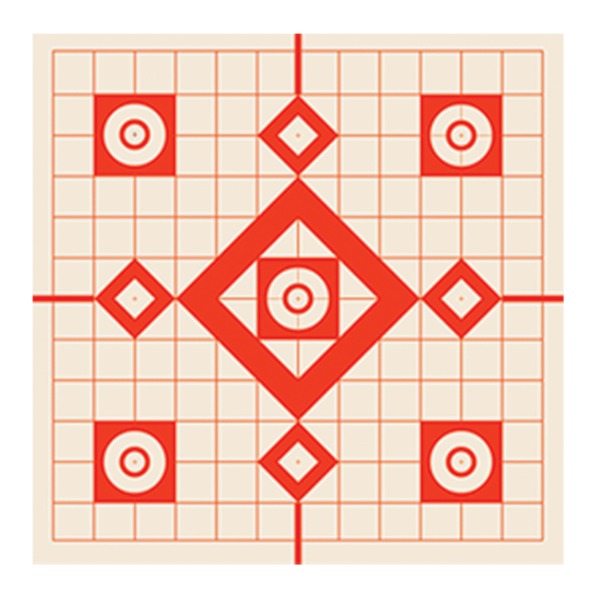 BURRIS 13" SQUARE SIGHT IN TARGETS 10/PKG