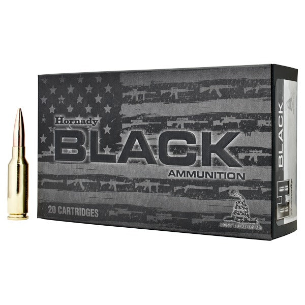 Hornady Black 6mm ARC Ammunition 105 Grain Boat Tail Hollow Point Box of 20