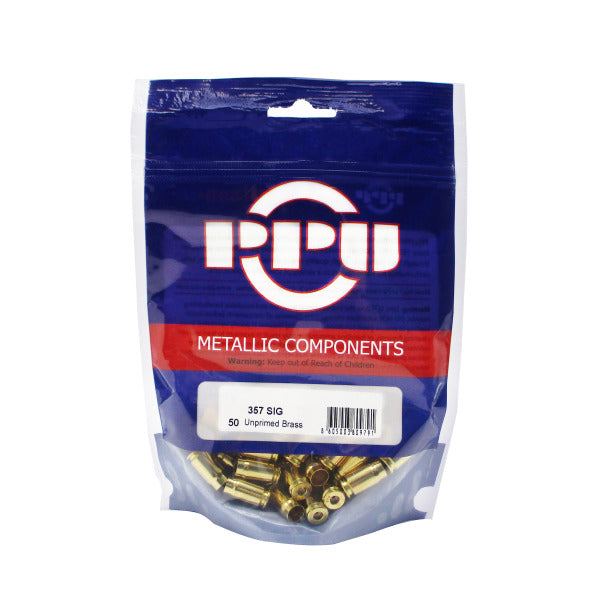 Prvi 357 SIG Brass Bag of 50