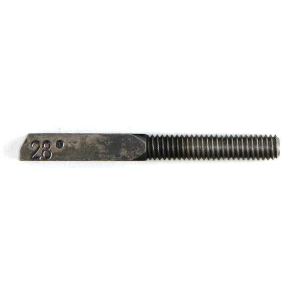 K&M TOOL STEEL NECK TURN CUTTER 28 DEGREE STD CAL