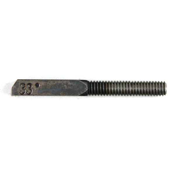 K&M TOOL STEEL NECK TURN CUTTER 33 DEGREE STD CAL