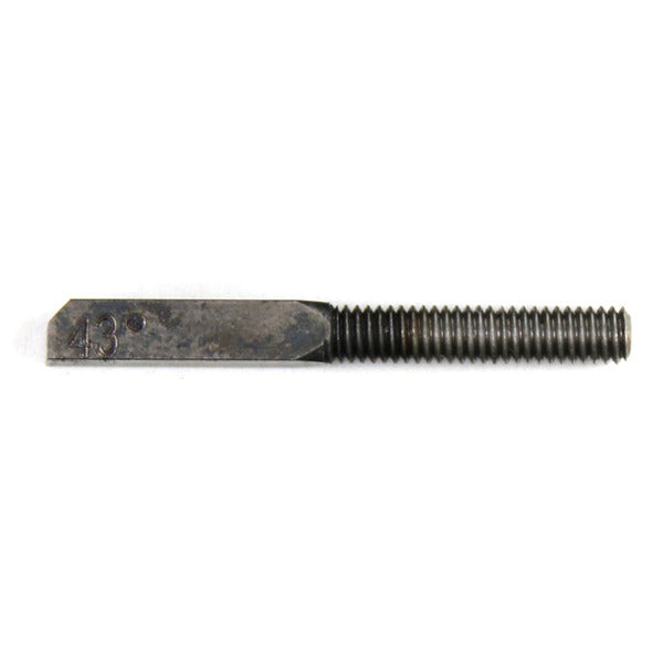 K&M TOOL STEEL NECK TURN CUTTER 43 DEGREE STD CAL