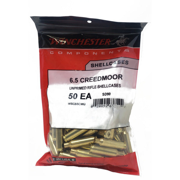Winchester 6.5 Creedmoor Brass Bag of 50