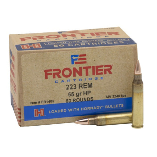 Frontier Cartridge 223 Remington Ammunition 55 Grain Hollow Point Box of 50