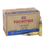 Frontier Cartridge 5.56x45mm NATO Ammunition 55 Grain Hollow Point Box of 50