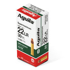 Aguila 22 Long Rifle Ammunition 30 Grain Copper Plated Round Nose Box of 50
