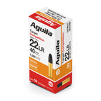 Aguila Target 22 Long Rifle Ammunition 40 Grain Lead Round Nose Box of 50