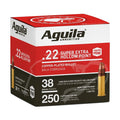 Aguila Super Extra 22 Long Rifle Ammunition 38 Grain Plated Hollow Point Box of 250